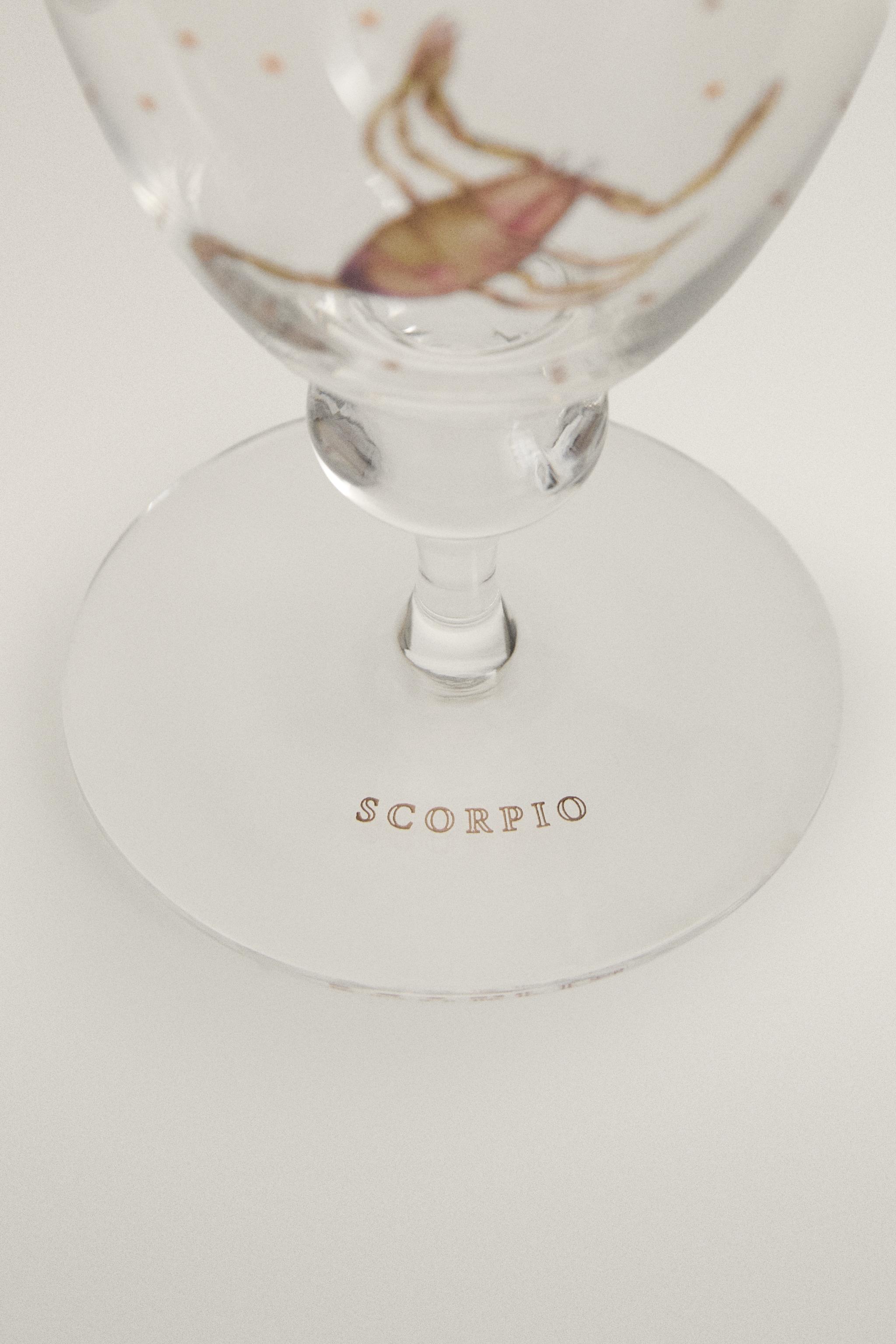 SCORPIO ZODIAC GLASS | MARISA BERENSON